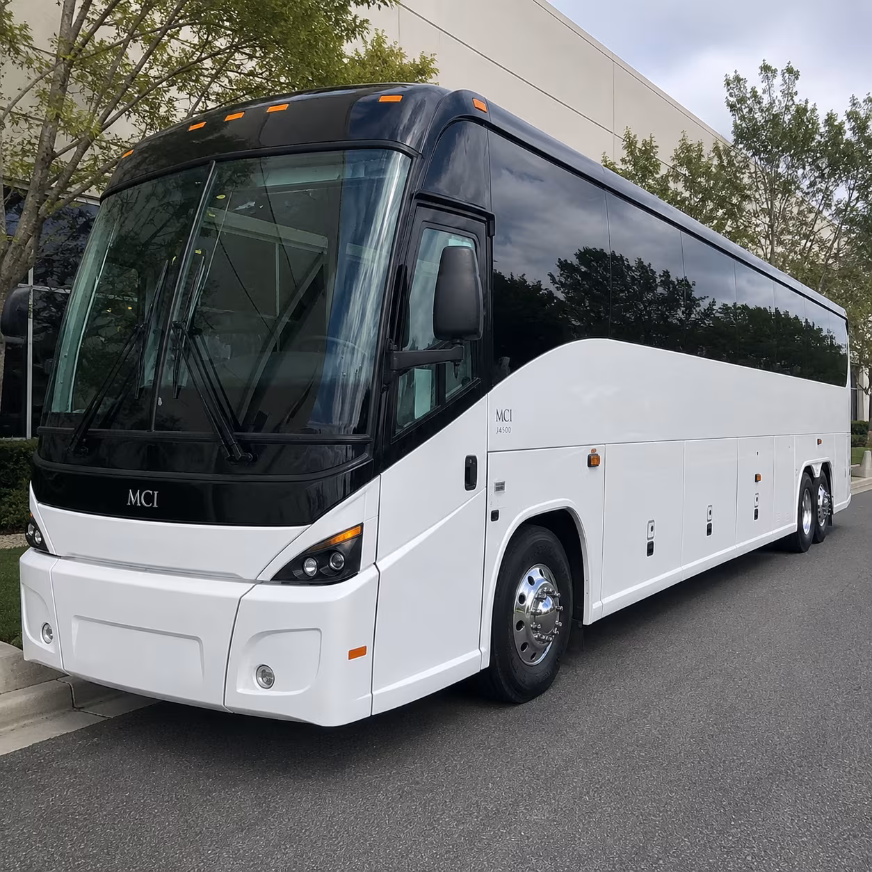redwood city bus rental service area